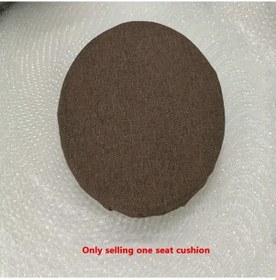 Resim Tongdashop Coffee Desenli Kamp Taburesi Yastığı - Katlanır Nylon Polyester Outdoor Piknik Kahverengi 