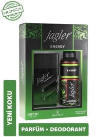 Resim CELESTIQUE JAGLER Energy Erkek Parfüm Seti (EDT 90 ML & DEODORANT 150 ML) 