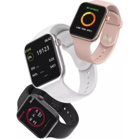 Resim Pazariz Xiaomi Redmi Note 9 Pro Uyumlu Yeni Nesil Şık Tasarımlı Beyaz Watch 6 Series Akıllı Saat 