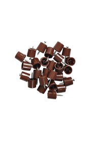 Resim Tuna Çivili Raf Pimi Duvar Dolap Mobilya Pimi Sert Plastik Raf Tutucu KAHVERENGİ 100 Adet Tekli (1 PAKET) 