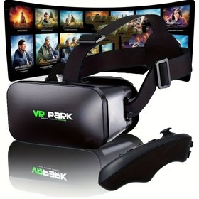 Resim Hepsi Bir Arada 4K VR Gözlük ve Kontrol Cihazları - 360° Panoramik Sanal Gerçeklik Gözlüğü, Dahili Takip Sistemi & Kayış, 400+ Miyop Kullanıcı İçin Uygun, Akıllı Telefon/Tablet Olmadan Bağımsız Çalışma, PC ile Tam Uyumlu (Harici HMD Gerekmez) 