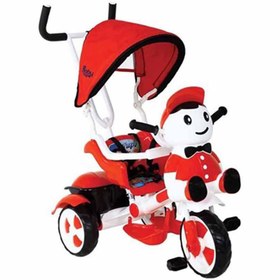 Resim Babyhope Yupi Bisiklet Kırmızı/Beyaz 
