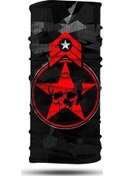 Resim Kırmızı Army Motosiklet Bandana Boyunluk Outdoor Balaklav 