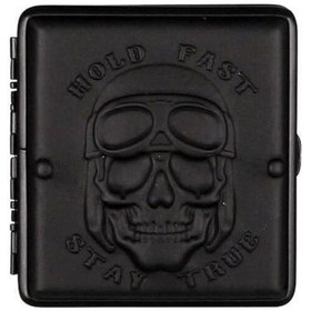 Resim Atomic German 3D Deri Kısa Sigara Tabakası 18li Skull Hold 