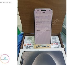 Resim Apple iPhone 15 Pro Max İkinci El TR | 1 TB | Natürel Titanyum 