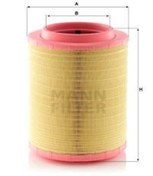 Resim MANN C32004 Hava Filtresi Iveco Stralıs Cursor 9-11-13 Euro6 Motorlar 