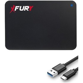 Resim Fury E-Sport 500 GB USB 3.0 2.5" Type-C Taşınabilir Hard Disk 