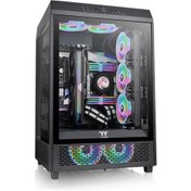 Resim Thermaltake Tower 500 Siyah 3x Tempered Glass Pencereli Gamıng Kasa 