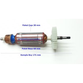 Resim DeWalt Tipi DWE 4050 Endüvi Rotor Kollektör 