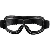 Resim Vkemall Klasik Motosiklet Gözlüğü - Çift Katlı Korumalı, Uv Ve Çizik Dayanıklı, Katlanabilir Tasarım - Siyah 