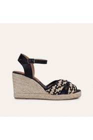 Resim Mudo BANTLI HASIR DOLGU TOPUKLU AYAKKABI 