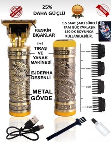 Resim EMİN ENSAR HOME Özel Tasarım Saç Sakal Tıraş Makinası 