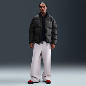 Resim Nike Sportswear Club Therma-Fit Puffer 650 Erkek Siyah Günlük Stil Mont IB2975-010 