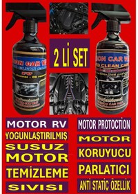 Resim Susuz Motor Temizleme Sıvısı 500 Ml + Motor Koruma Parlatma 500 Ml 2 Lı Set 