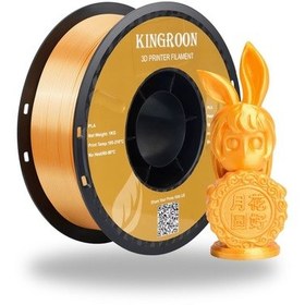 Resim Kingroon Silk Pla Filament - Turuncu - 1.75mm - 1kg 