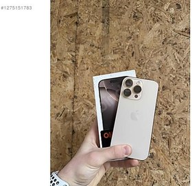 Resim Apple iPhone 16 Pro Max İkinci El YD | 256 GB | Çöl Titanyum 