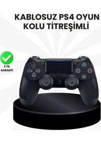Resim Şarjlı Kablosuz Ps4 Oyun Kolu Titreşimli Hassas Kontrol 