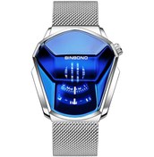 Resim Sones Fngeen 5781 Çok İşlevli Spor Su Geçirmez Kuvars Saat Siyah Çelik Siyah Yüzey 