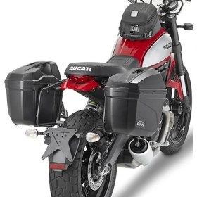 Resim Ducati Scrambler Yan Çanta Demiri (Givi PL7407) 