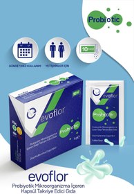 Resim EVOFLOR Probiyotik Mikroorganizma Içeren Takviye Edici Gıda 10 Saşe 
