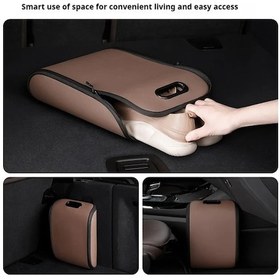 Resim Dashanshop Araç İçi Ayakkabı Saklama Organizer Ürünü Yolcu Koltuğu Bagaj Brown 