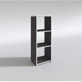 Resim Kenzlife Klasörlük Raflı Almakay Gri 105 40 30 Kitaplık Ofis Arkalıksız Çok Renkli 