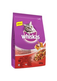 Resim Whiskas Biftekli ve Havuçlu Yetişkin Kedi Maması 10 x 300 G 