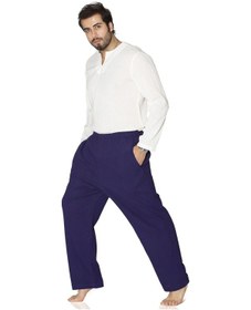 Resim Eliş Şile Bezi Şile Bezi Unisex Şalvar Pantolon Mor Mor 