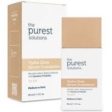 Resim The Purest Solutions Hydra Glow Nemlendirici Serum Fondöten SPF50+ 30 ml - Orta-Koyu Ton 
