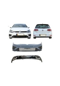 Resim Autogp Vw Golf 7.5 Rline Body Kit Tampon Seti 2017 / 2021 Sm-vwgo75gtıb 