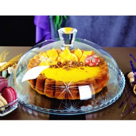 Resim Decocia Cam Kapaklı Kek Fanusu Mira Desenli 