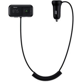 Resim S-16 T-typed Bluetooth Araç Şarjı-siyah 