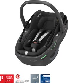 Resim Maxi-Cosi Coral 360 Dönebilir 2'si Bir Arada Modüler Ana Kucağı ve Oto Koltuğu Essential Black 