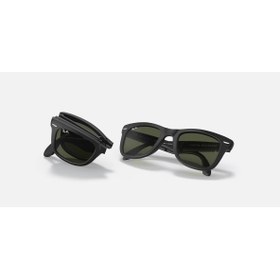 Resim Rayban Rb4105 FOLDİNG WAYFARER 601S 50&22 MAT SİYAH KATLANIR Unisex Güneş Gözlüğü 