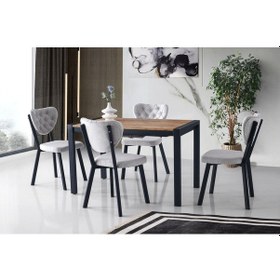 Resim Lato Masa, Rivone Sandalye , Atlantik Çam, 120x74 Çam 