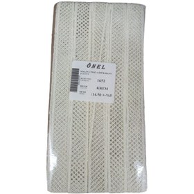 Resim Dantel Polyester Güpür Bant Krem 14,50 Metre En 3 cm ON-1652-KR 