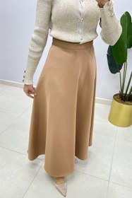 Resim Kloş Etek Camel - 38 
