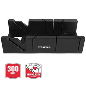 Resim Workpro WP215029 300mm 45/90/135° Profesyonel Şevli/Gönye Kutusu (Testere Dahil Değildir) 