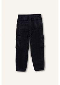Resim Defacto Erkek Çocuk Kargo Cepli Jogger Kadife Pantolon C9059a824wnar210 Antrasit 