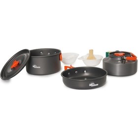 Resim Urban Badger Vori Tencere Tava Çaydanlık Seti 3 Parça - Gri 