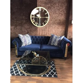 Resim 3A Mobilya Lucca Kadife Chesterfield 