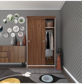 Resim Kenzlife Gardırop Sürgülü Kapaklı Kapılı Karanfil100 Cvz Gardolap Dolap 