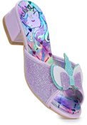 Resim Kiko Kids Unicorn Kız Çocuk Topuklu Simli Abiye Terlik 