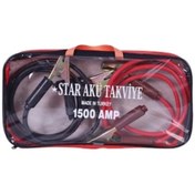 Resim Light up Ultra Güçlü Araba Akü Takviye Kablosu - 1500 Amper Çantalı 