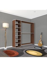 Resim Kenzlife giysi dolabı abdurrahman 180*180*40 cvz gardırop 