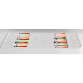 Resim Banyo Paspas Ve Tek Kanat Duş Perdesi 1x180x200 Set Banyo Halısı Africa Beyaz 