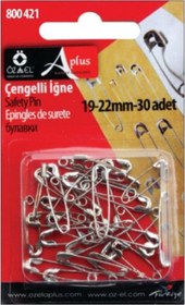 Resim Öz-El Nikel Gümüş Rengi Çengelli İğne Seti 30 Adet 800 421 