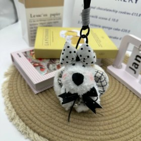 Resim OIMG Yeni 1 Adet Karikatür Çanta Çekicilik Anahtarlık Sevimli Iyi Şanslar Hediye Peluş Oyuncaklar Bebekler (Yurt Dışından) 