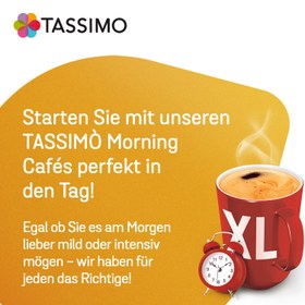 Resim Tassimo Morning Café XL Mild & Smooth Kapsüller, 105 Kahve Kapsülü, 5'li Paket, 5 x 21 İçecek - Tassimo Morning Café XL Hafif ve Pürüzsüz - 21 içecek / Mild & Smooth / 147 g (pack of 5) 