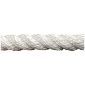 Resim Dolphin Rope Polyester Halat 3 Kollu 14 Mm Beyaz 